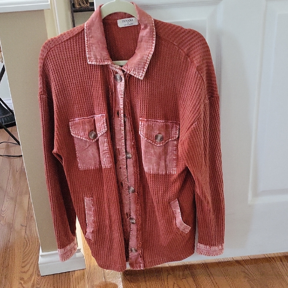 Rust Colored Lightweight Jacket